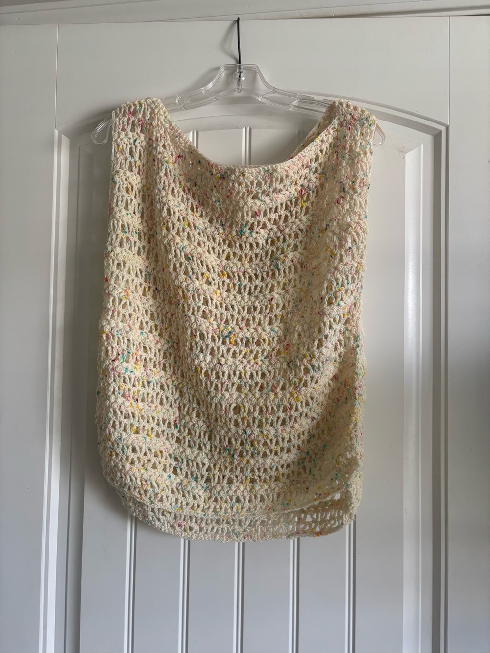 Boho Off the Shoulder Top | handmade crocheted top | women’s small | hand-dyed